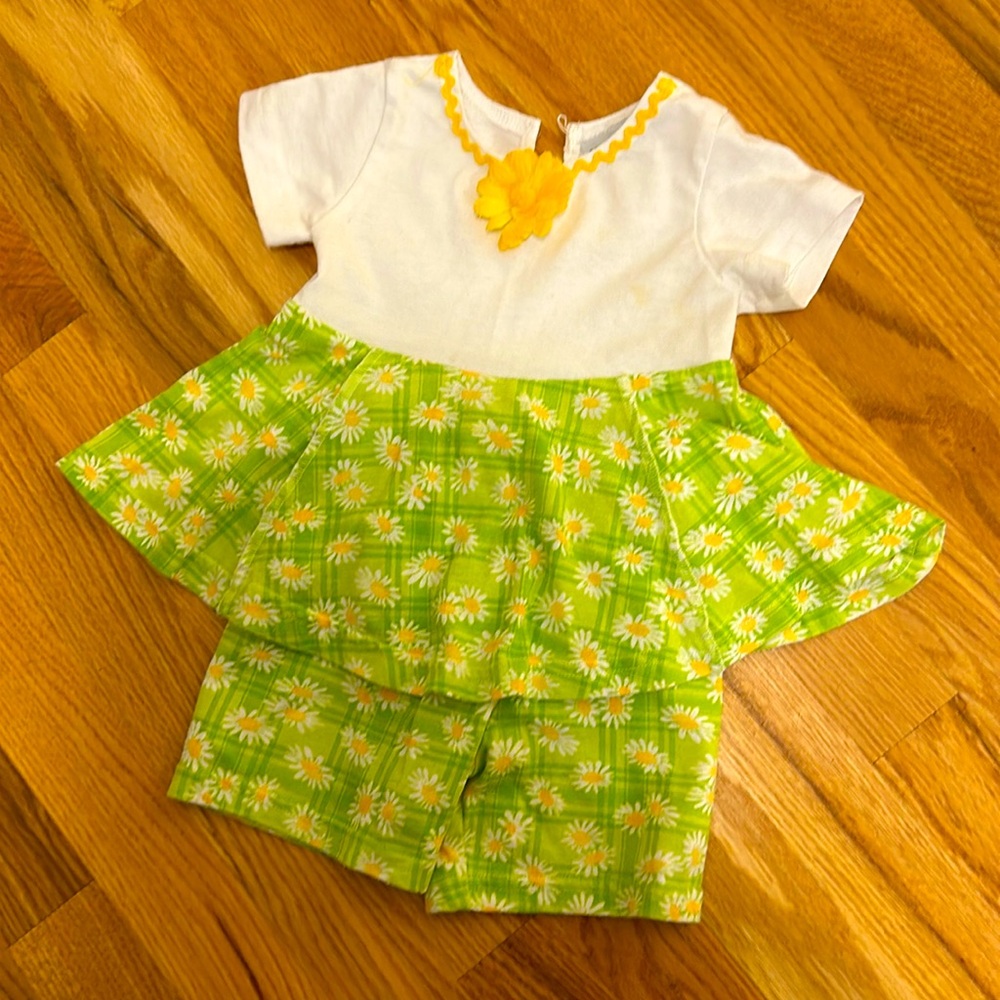 Vintage toddler top / bottom set 2T